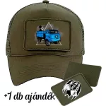 modrá ifa military zelená výmenná baseball čiapka s nášivkami