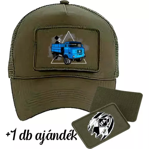 modrá ifa military zelená výmenná baseball čiapka s nášivkami