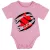 suzuki ružové dojčenské telo s krátkym rukávom
