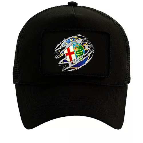alfa romeo čierna vymeniteľná šiltovka