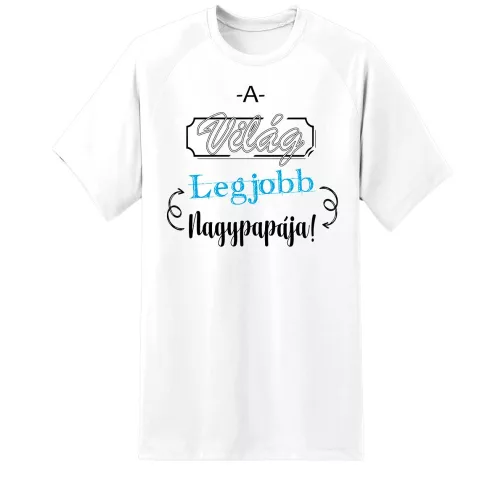 najlepšie biele tričko dedka na svete