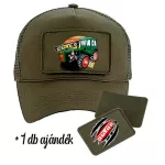 malý dutra army zelená vymeniteľná baseball čiapka s nášivkami