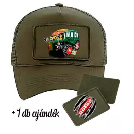   malý dutra army zelená vymeniteľná baseball čiapka s nášivkami