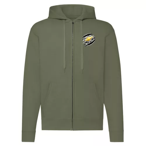 chevrolet zips zelená mikina