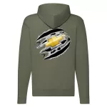 chevrolet zips zelená mikina