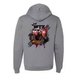 mtz 50 zips svetlo sivá sveter s kapúcou