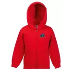 detský sveter new holland na zips - červený