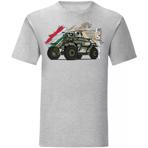 tričko csaba light tank (sivá)