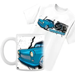 sada trabant 601 hrnček-tričko