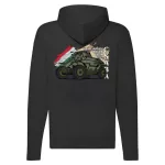 csaba light tank sveter na zips (čierny)