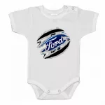ford biely krátky rukáv body pre bábätká + šortky a ponožky