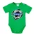 volvo zelená dojčenské telo s krátkym rukávom