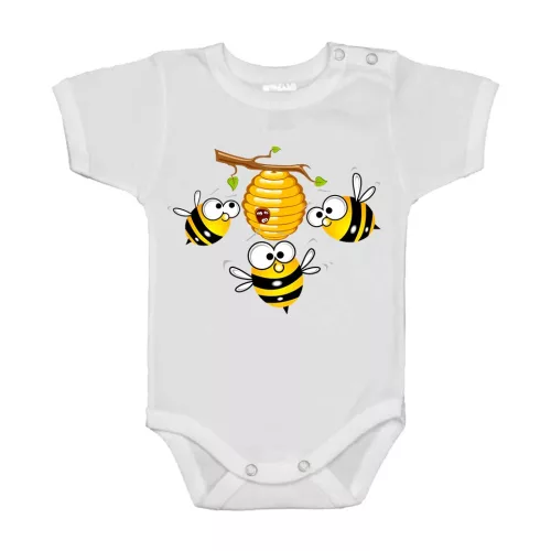 včely biele telo biela