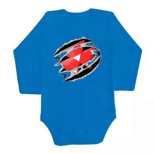 massey ferguson modrá dlhý rukáv dojčenské telo