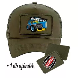   dutra military zelená vymeniteľná baseball čiapka s nášivkami