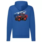 mikina s kapucňou a zipsom zetor c. 170 modrý