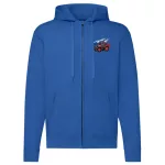 mikina s kapucňou a zipsom zetor c. 170 modrý