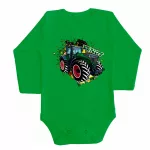 fendt body pre bábätká zelená dlhý rukáv + nohavice a ponožky