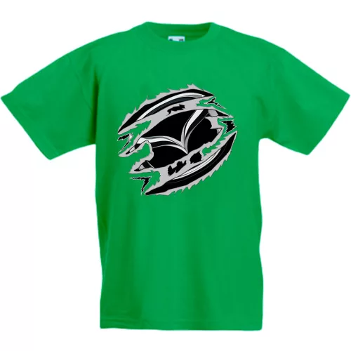 detské tričko mazda zelené