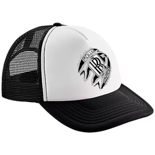 čierno-biela ​​baseball čiapka rolls-royce