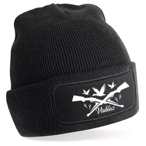 zimná čiapka čierny poľovník