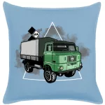 zelený stromček modrá bavlna plátna