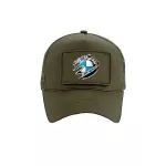 bmw military zelená vymeniteľná baseballová čiapka