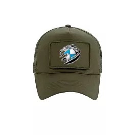 bmw military zelená vymeniteľná baseballová čiapka