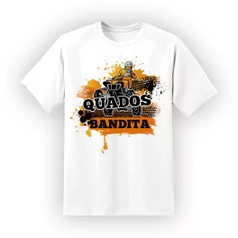 biele tričko quados bandita