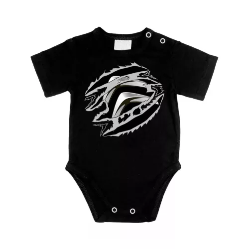 citroen čierna krátky rukáv dojčenské body