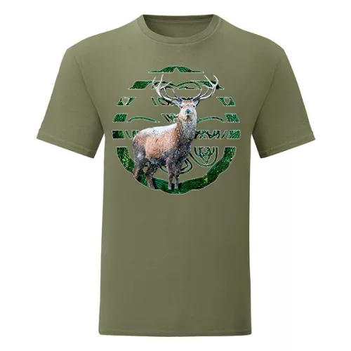 zimná jeleň zelená košeľa