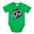 infiniti zelené dojčenské telo s krátkym rukávom
