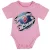 saab ružové dojčenské telo s krátkym rukávom