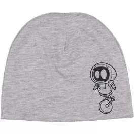 robot detský čiapok šedý