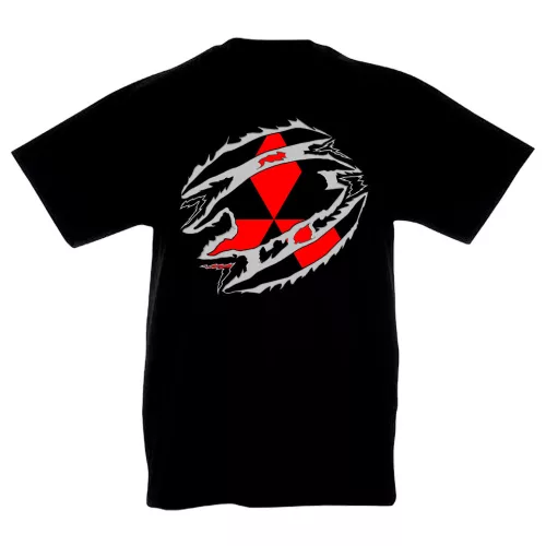 detské tričko mitsubishi čierna