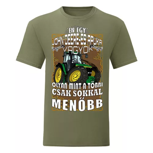 som zelený tractor dad tričko