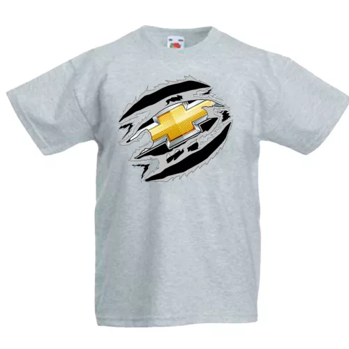 detské tričko chevrolet sivá