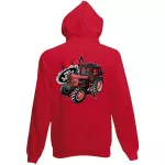 mtz 82 detský sveter na zips - červený