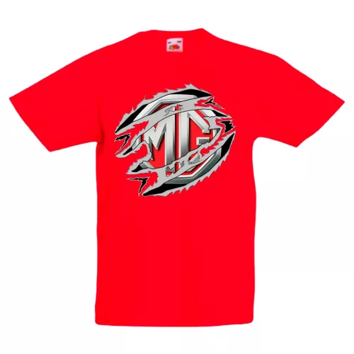 mg červené detské tričko