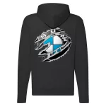 mikina bmw zips čierna