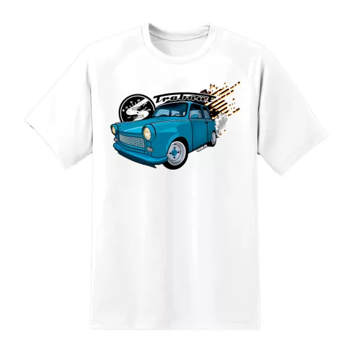 trabant 601 biele tričko