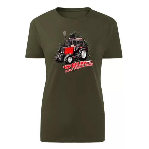 dámske tričko mtz 892.2 zelený traktor
