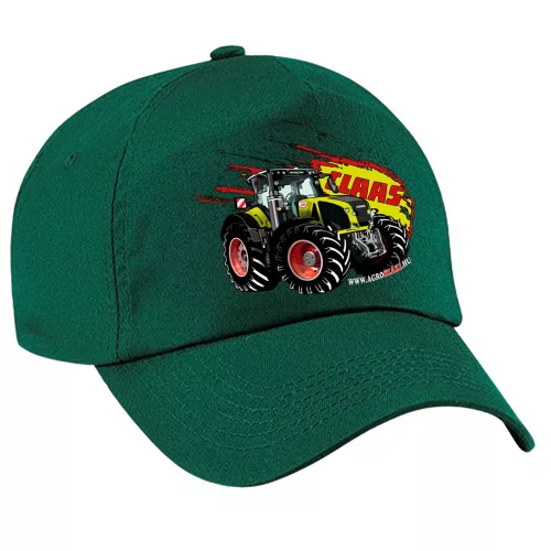 zelená látka baseball čiapka claas traktor