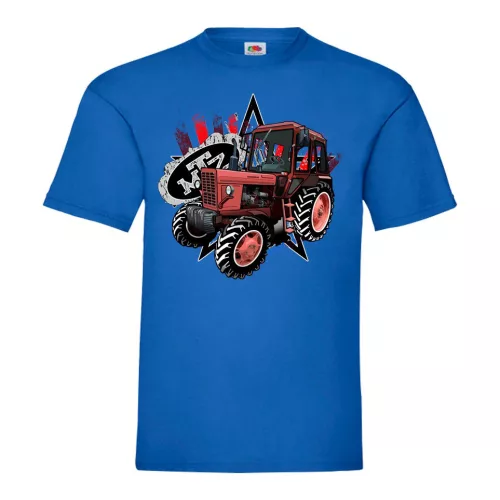tričko mtz 82 tractor modrá