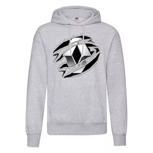 sveter renault svetlo sivá