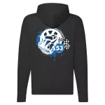 rallys volkswagen beetle (käfer) čierna mikina na zips