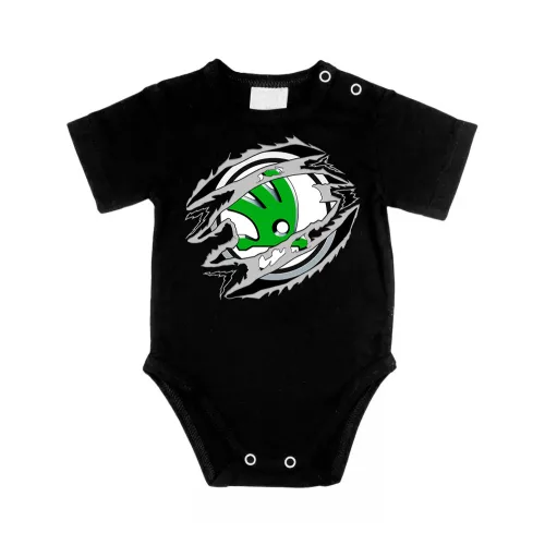 skoda čierna body s krátkym rukávom