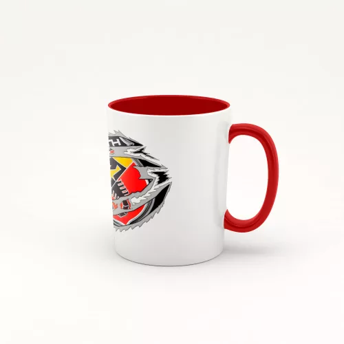 hrnček s logom abarth červený