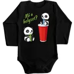 [akcia] 92 panda body pre bábätká modrá