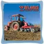 mtz 82 v práci, modrá bavlnená plátna zo zadu